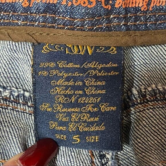 Source of Wisdom | Copper Distressed Jeans - Picture 5 of 7